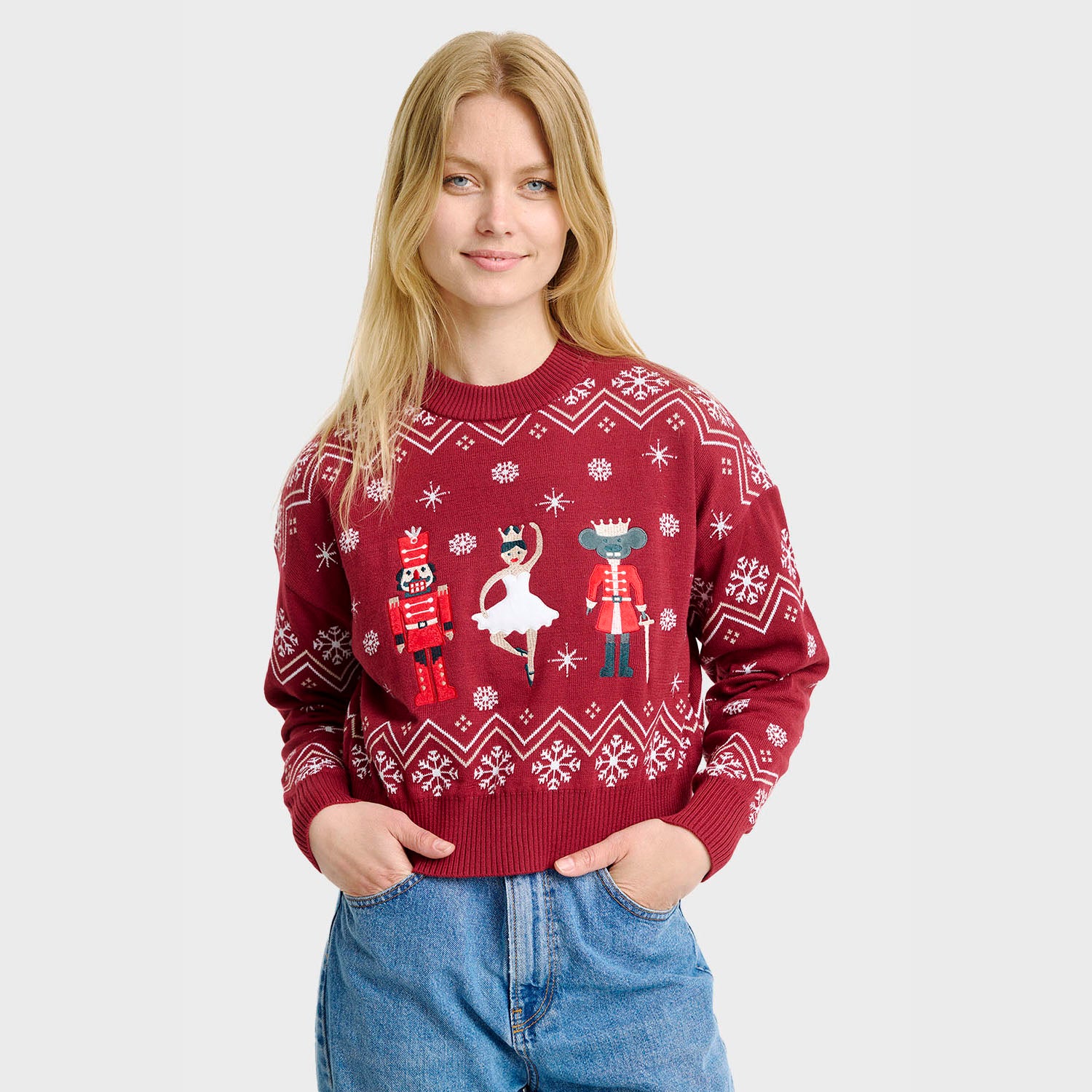 Nutcrackerish julesweater - Dame